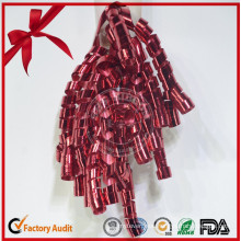 Top Grade Decorative Curling Bow for Christmas Festival Ribbon